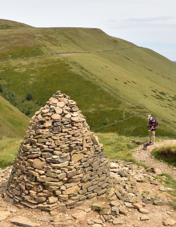 One of the hardest National Trails is the Pennine Way, as shown here on the first day up to Kidsty Pike