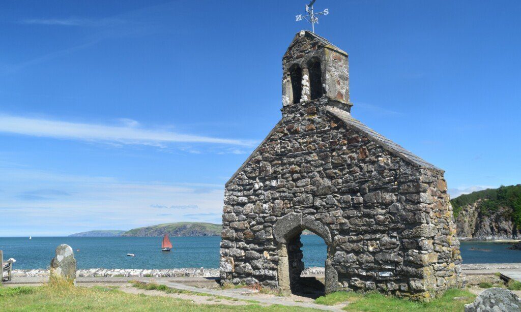 Church ruins at Brynhenllan, Pembrokeshire Coast Path