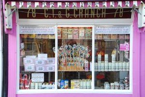 Devon's oldest sweet-shop, not good for those on a budget